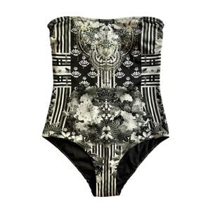Camilla Wild Moonchild XL One-Piece Swimsuit – Embellished Bandeau Luxury
